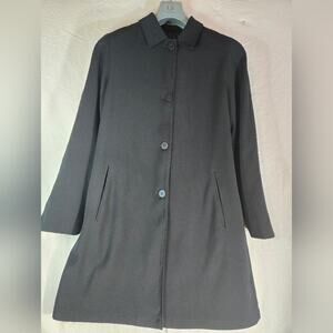 London Fog Classic Black Outerwear Men's Size Medium